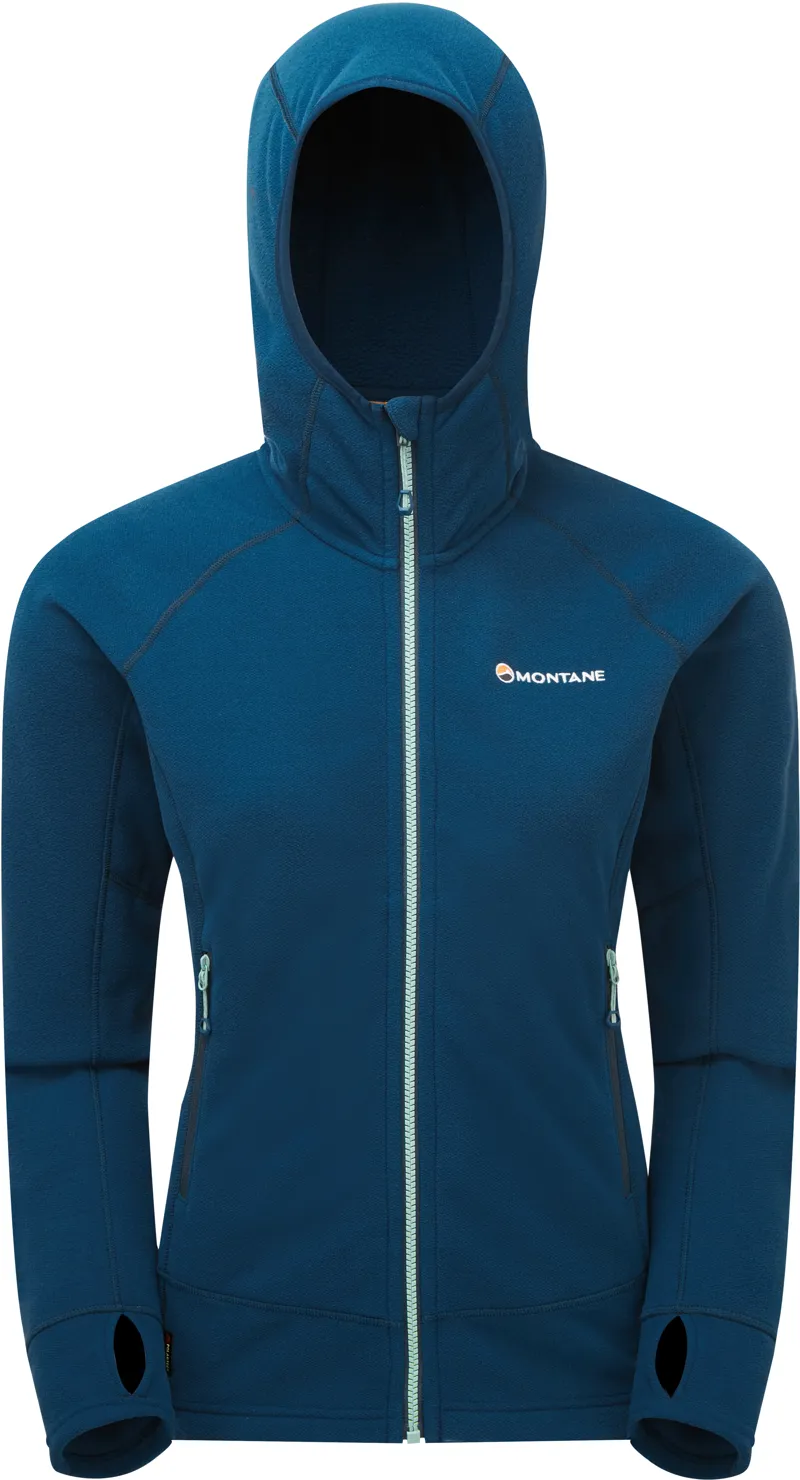 Montane Womens Lyra Fleece Hoodie - Narwhal Blue-1